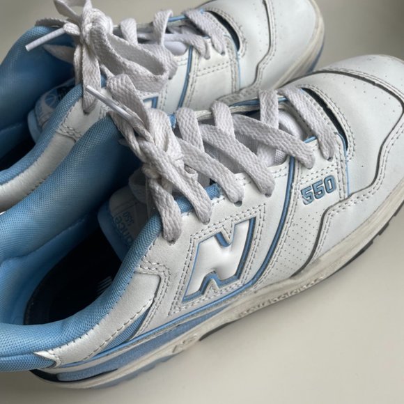 New Balance 550 UNC White University Blue - Picture 2 of 3